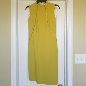 Calvin Klein Sleeveless Zipper Sheath Dress
